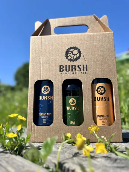 Brewery “BURSH” logo